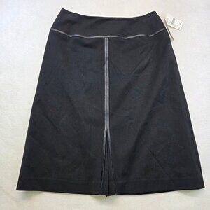 Vintage Epic Pencil Skirt Sz 6 Black Deadstock USA Office Whimsygoth Dark Fairy